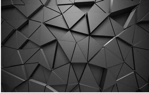 Grey Wallpapers 3d Stereo Geometric Abstract Gray