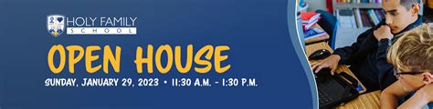 Register for Open House Today! | Holy Family Catholic School