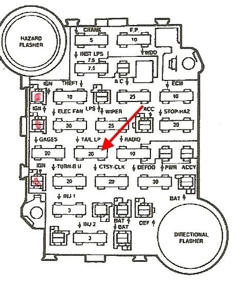 84 Chevy Truck Fuse Diagram