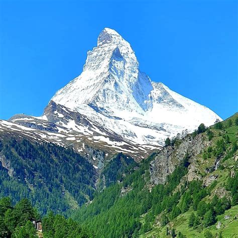 The Matterhorn Is Located On The Border Between Switzerland And Italy