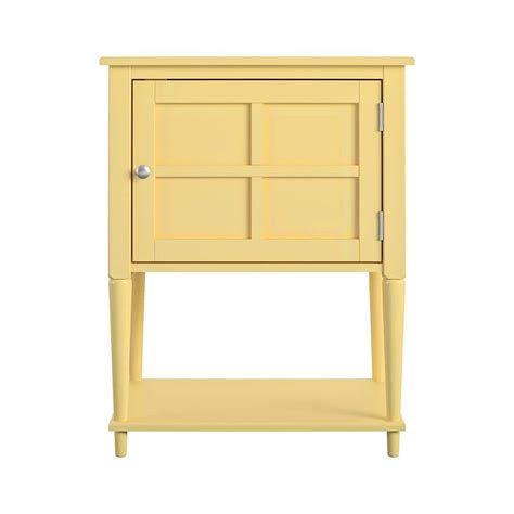 Ameriwood Home Gwyneth 283 In Yellow Accent Table Hd22013 The Home