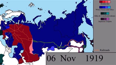 Russian Civil War Map Houstongost