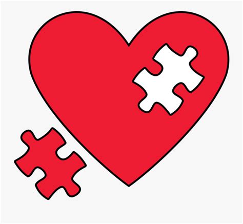 Puzzle Clip Art Missing Piece In Heart Free