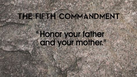 Fifth Commandment Wise And Innocent Youtube