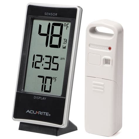 Acurite Wireless Thermometer Indooroutdoor 1 To 99 Rh Outdoor Temp Indoor Temptime