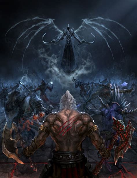Diablo 3 Obras De Arte De Fantasía Ángel Guerrero Criaturas Mitológicas