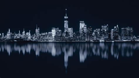 New York City 4k Wallpaper Night Cityscape City Lights