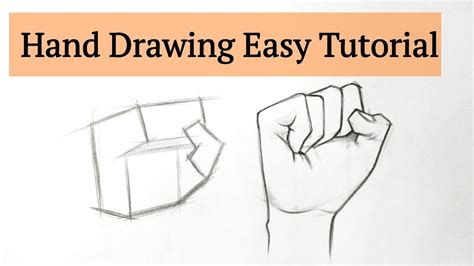 How To Draw Handhands For Beginners Hand Drawing Basics Easy Step By