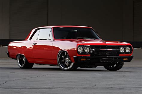 Chevrolet Chevelle Red Classic Cars Modified Wallpapers Hd