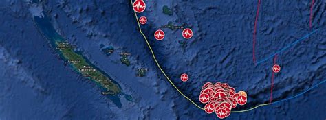 Shallow M61 Earthquake Hits Southeast Of Loyalty Islands M62 Off