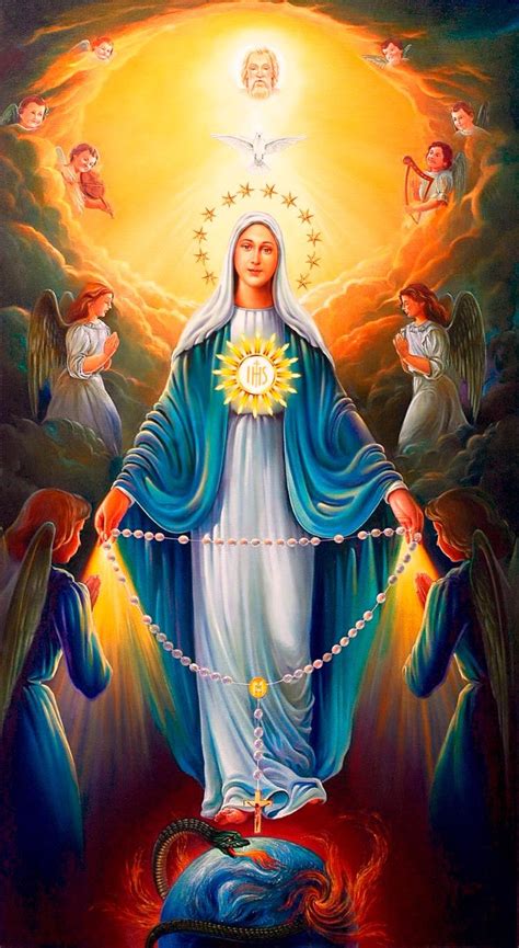 Pin By Marlene E L On Mother Mary Blessed Mother Mary Our Lady Of The Rosary Holy Mary