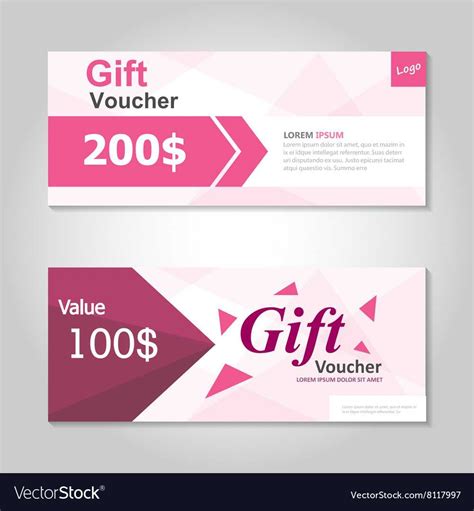 Pink And Gold Gift Voucher Template Layout Design Throughout Pink Gift