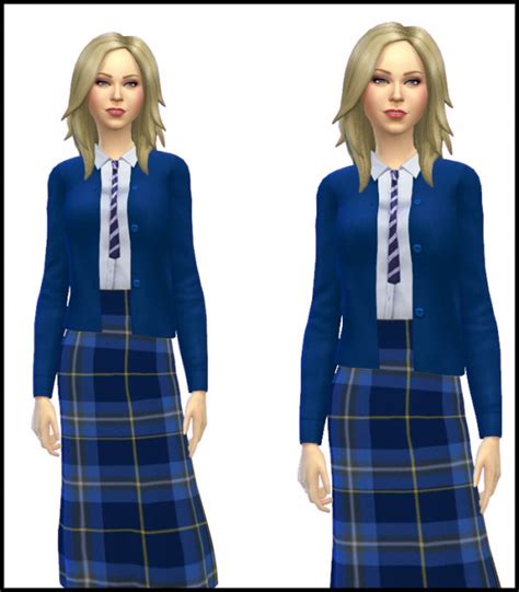 School Uniform Custom Content • Sims 4 Downloads