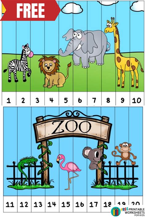Free Printable Zoo Activities For Kindergarten Ted Lutons Printable