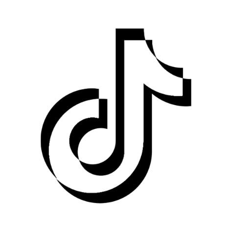 Tiktok Logo Black And White Circle