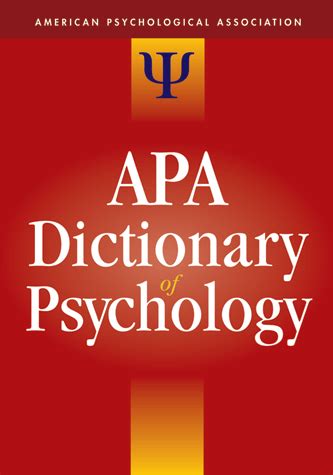 Apa style requires 2 elements: APA Dictionary of Psychology