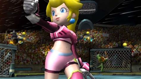 Mario Strikers Charged Peach S Animations Away Youtube