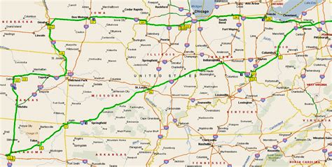 Printable Midwest States Map