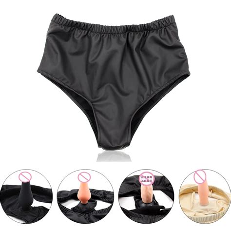 Butt Plug Strapon Dildo Anal Plug Chastity Pants Belt Silicone Penis Fabric Underwear Panties