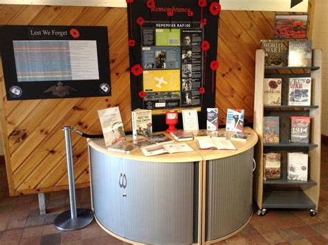 Remembrance Day Display At Girvan Library Library Liquor Cabinet