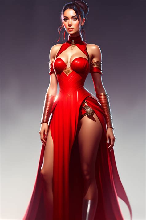 lexica full body girl concept art character design trending on artstation rey tracing