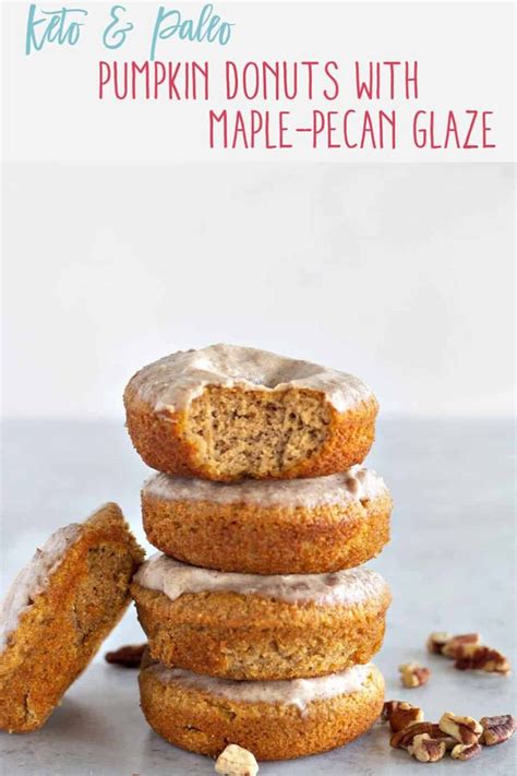 You will love its rich, smooth pumpkin filling with delicious pumpkin spices flavor and homemade buttery keto pie crust. These easy-to-make, Baked Keto Pumpkin Donuts are ultra-moist and tender with a sweet maple ...