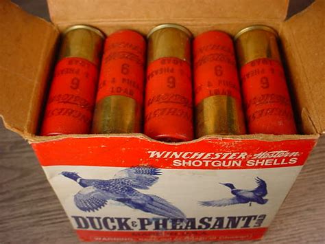 Box Of Winchester Western Duck Pheasant Load Gauge Number Shot