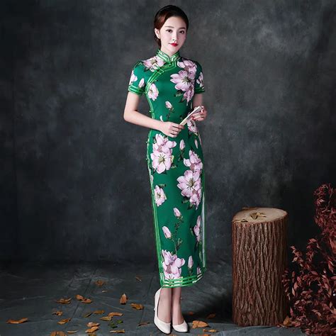buy 2017 modern cheongsam dresses long qipao blue qi pao chinese traditional