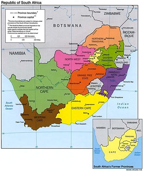 Mapas Geográficos Da África Do Sul Geografia Total™