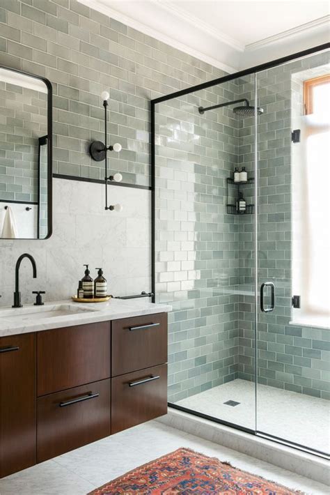 With it's slightly rough edges it gives a wonderfully natural, organic feel anywhere it's used.these stylish glass tiles diy master bathroom with pedestal tub, carrera marble, subway tile, glass tile tall shower niche and built in shelves. You Can Do Better Than Subway Tile | Master Bedroom ...