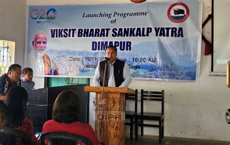 Launch Of Viksit Bharat Sankalp Yatra In Dimapur Dipr Nagaland