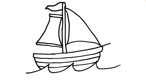 How To Draw Ship Drawing For Kids Easy Ship Art Step By Step Youtube