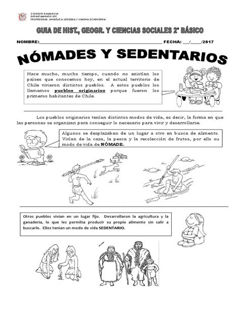 Guia De Historia De Los Pueblos Nomades Y Sedentarios Nómada