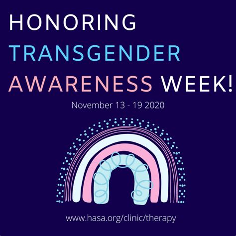 Honoring Transgender Awareness Week 2020 Hasa