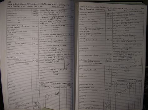 Herndon Funeral Home Records