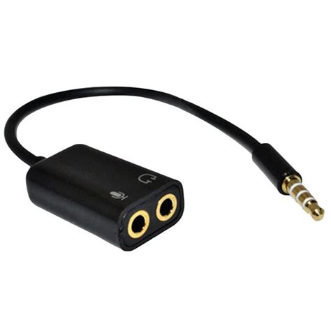 Cheap 35mm Mic Audio Jack To Headphone Microphone Y Splitter Cable