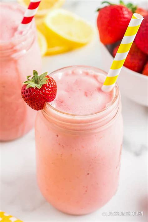 Quick And Easy Frozen Fruit Smoothie • Love From The Oven