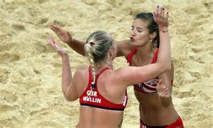 Beach Volleyball Initiative Launched By Zara Dampney Daily Mail Online