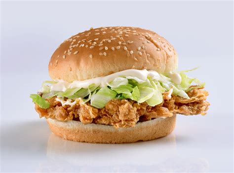 Chicken fillet 65g + 65g chiken nuggets (5 chiken nuggets) weight: The KFC Clean Eating Burger...Everything you Need to Know ...