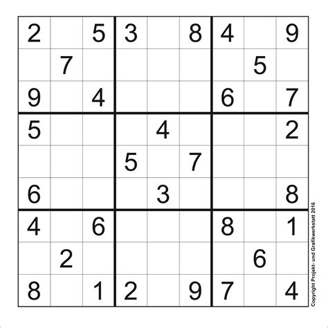 Aber achtung, jede zahl darf pro zeile, spalte und block nur einmal vorkommen. 20 Sudoku 9×9 Mittelschwer (EPS) | Sudoku Club