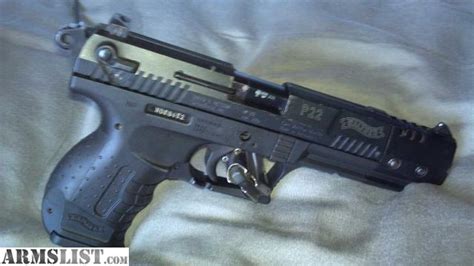 Armslist For Sale Walther P22 5 Extended Target Barrel