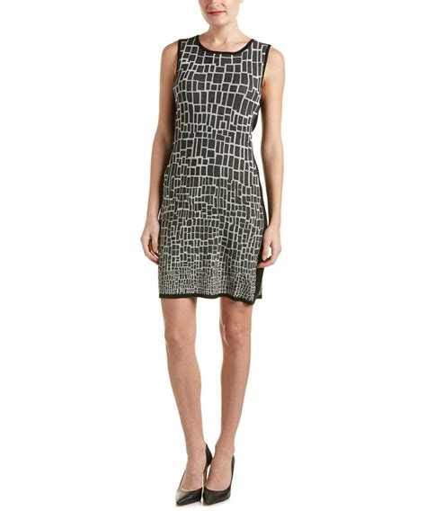 Magaschoni Silk And Cashmere Blend Sleeveless Rib Knit Dress In Multiple