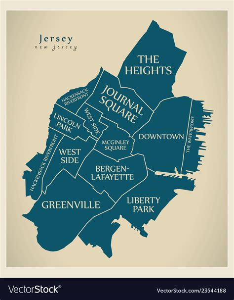 Jersey City Ward Map Black Sea Map