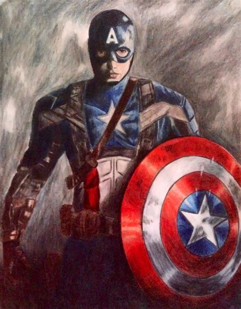40 How To Draw Captain America Step By Step Amritthierry