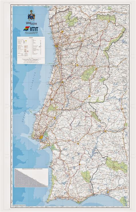 Portugal Mapa Das Estradas