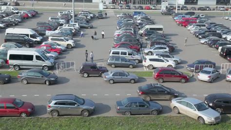 Busy Parking Lot Stock Footage Video 1808405 Shutterstock