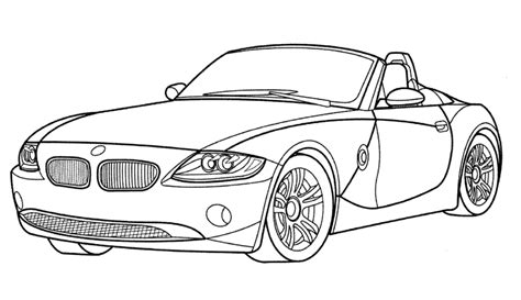 Laissez vos enfants jouer à coloriage voiture pendant que vous vous détendez! 15 dessins de coloriage Voiture à imprimer