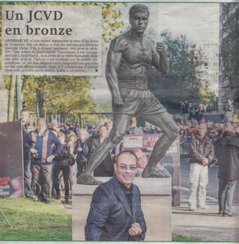 Jean Claude Van Damme Unveils His Statue In Belgium The Reel Place