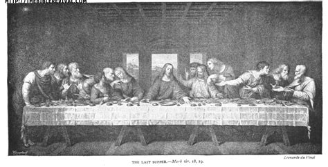 Last Supper Etching Clip Art Library