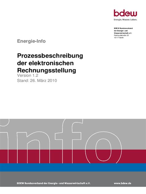 Ausfüllbar Online Prozessbeschreibung der elektronischen Rechnungs